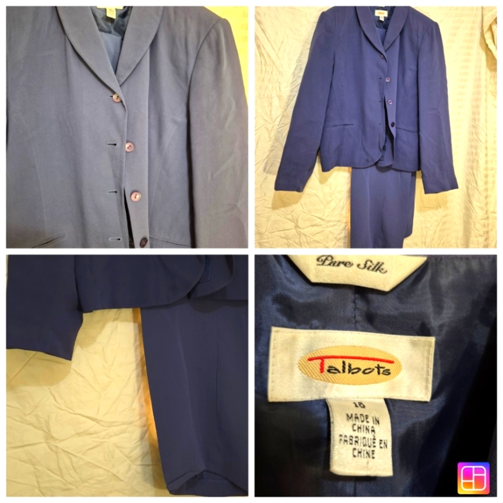 Talbots Suit EUC 14 SILK